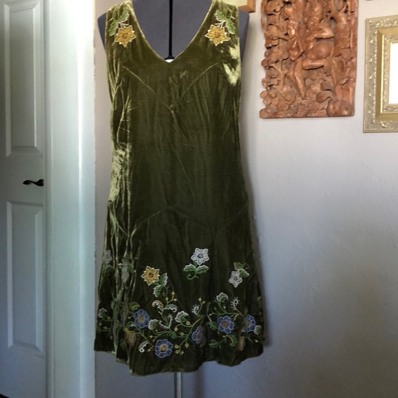 anna sui velvet dress